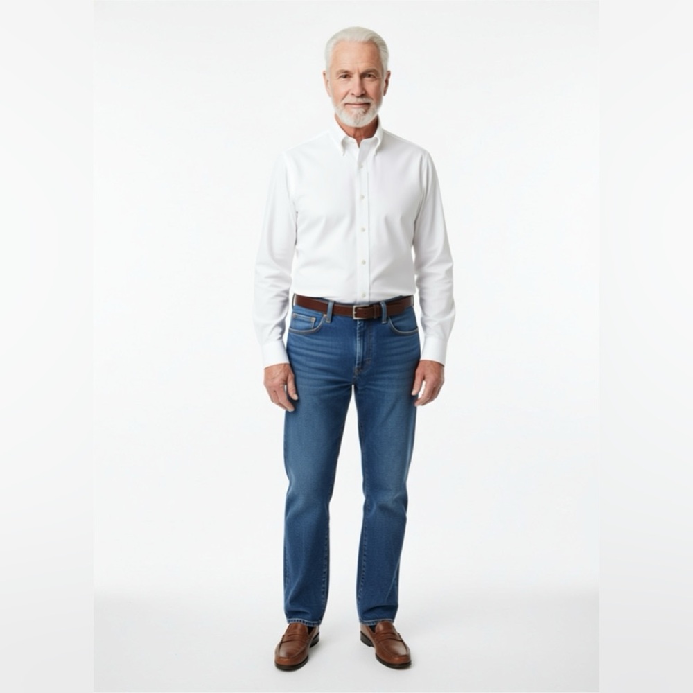 Wrangler Men’s Straight Leg Blue Jeans